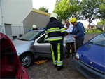 Oefening Brand Wegvervoer Auto Vaart Buitenpost